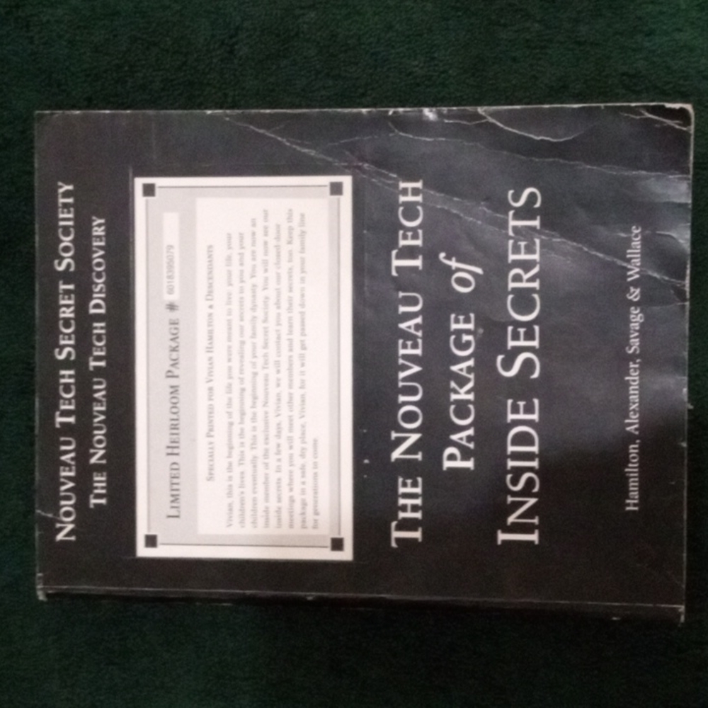 Very Rare book Nouveau Tech Package of Inside Secrets